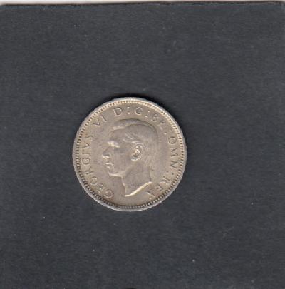 Beschrijving: 6 Pence GEORGIUS VI